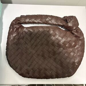 Amazon Brown Woven Mini Bag